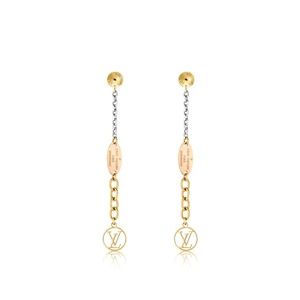 Louis Vuitton logomania earrings